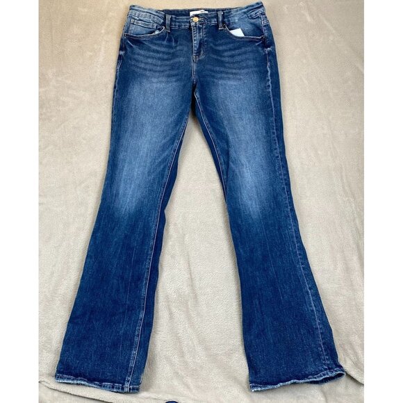 BKE Men's Jeans Size 32x35.5 Payton Mid Rise Bootcut Blue Denim Casual Y2K - Picture 14 of 15